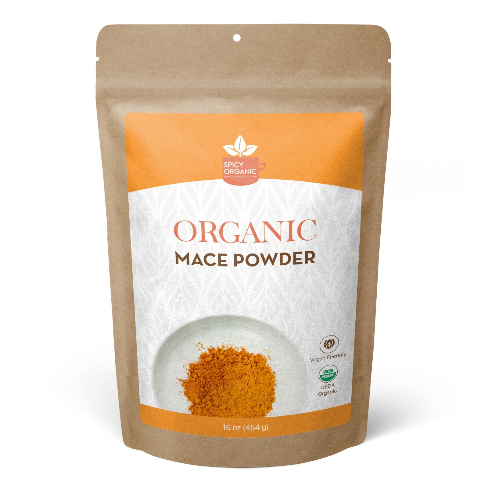 Organic Ground Mace – Non GMO Mace Spice – 16 OZ