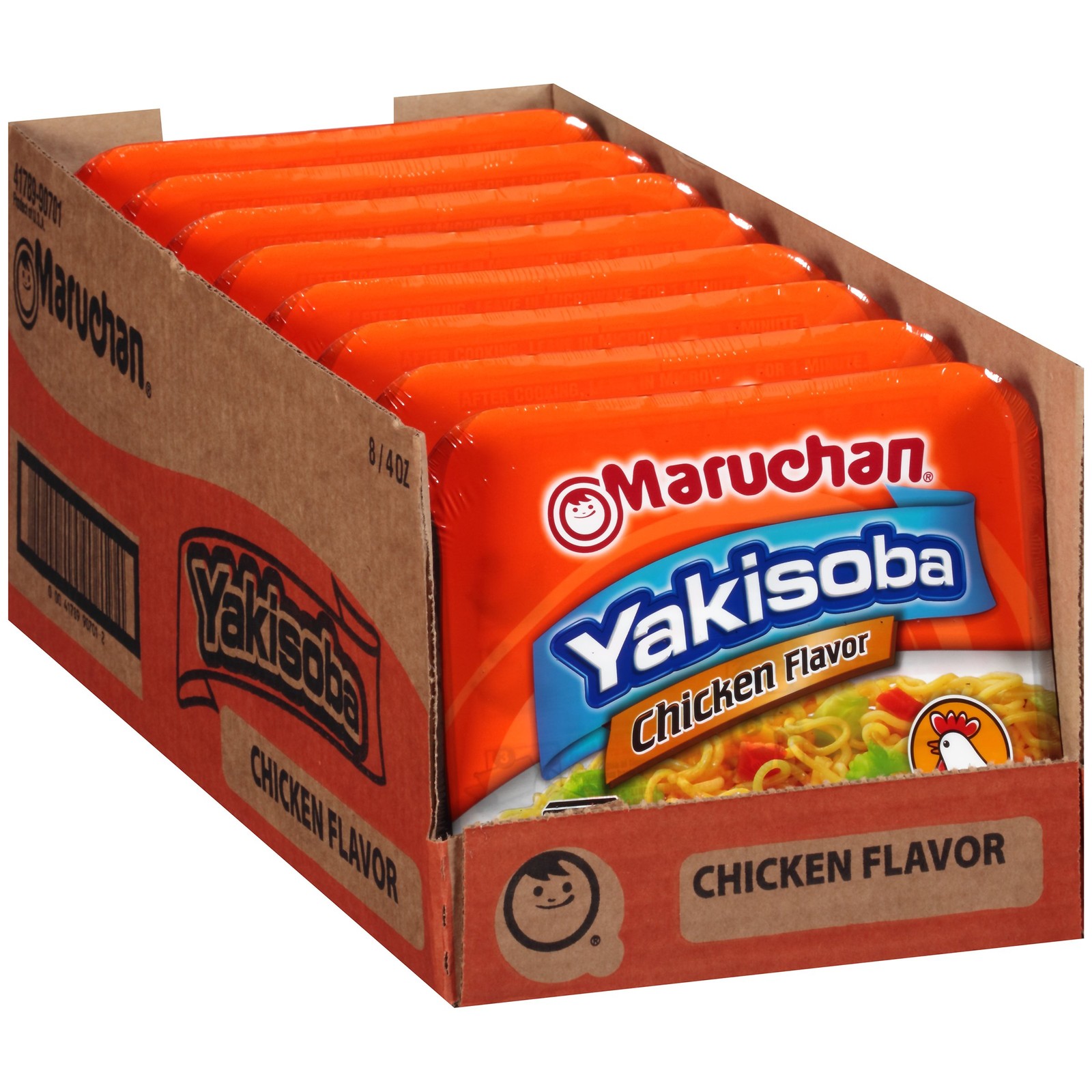 Yakisoba Teriyaki Chicken, Japanese Instant Ramen Noodles, 3.98 Oz, 8 Count