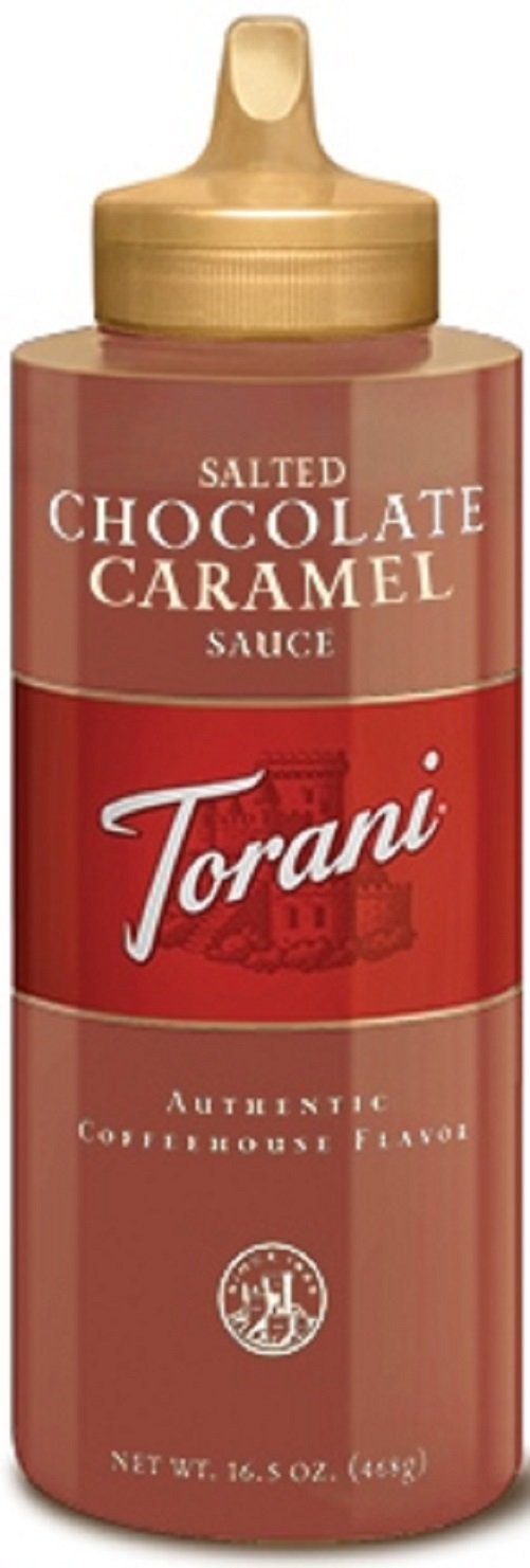 Torani Salted Chocolate Caramel Sauce, 16.5 Ounce