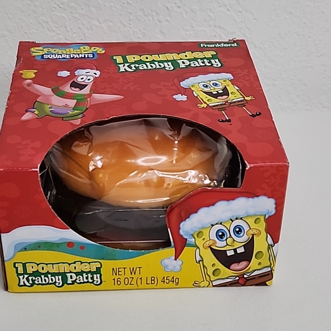 SpongeBob SquarePants 1 Pounder Krabby Patty Gummy Hamburger Christmas Candy