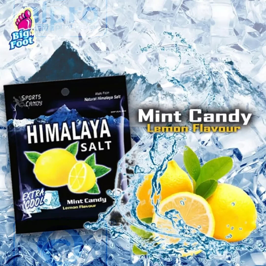Himalaya Salt Sport Mint Candy (12 pack) Lemon Flavour Throat Soothing