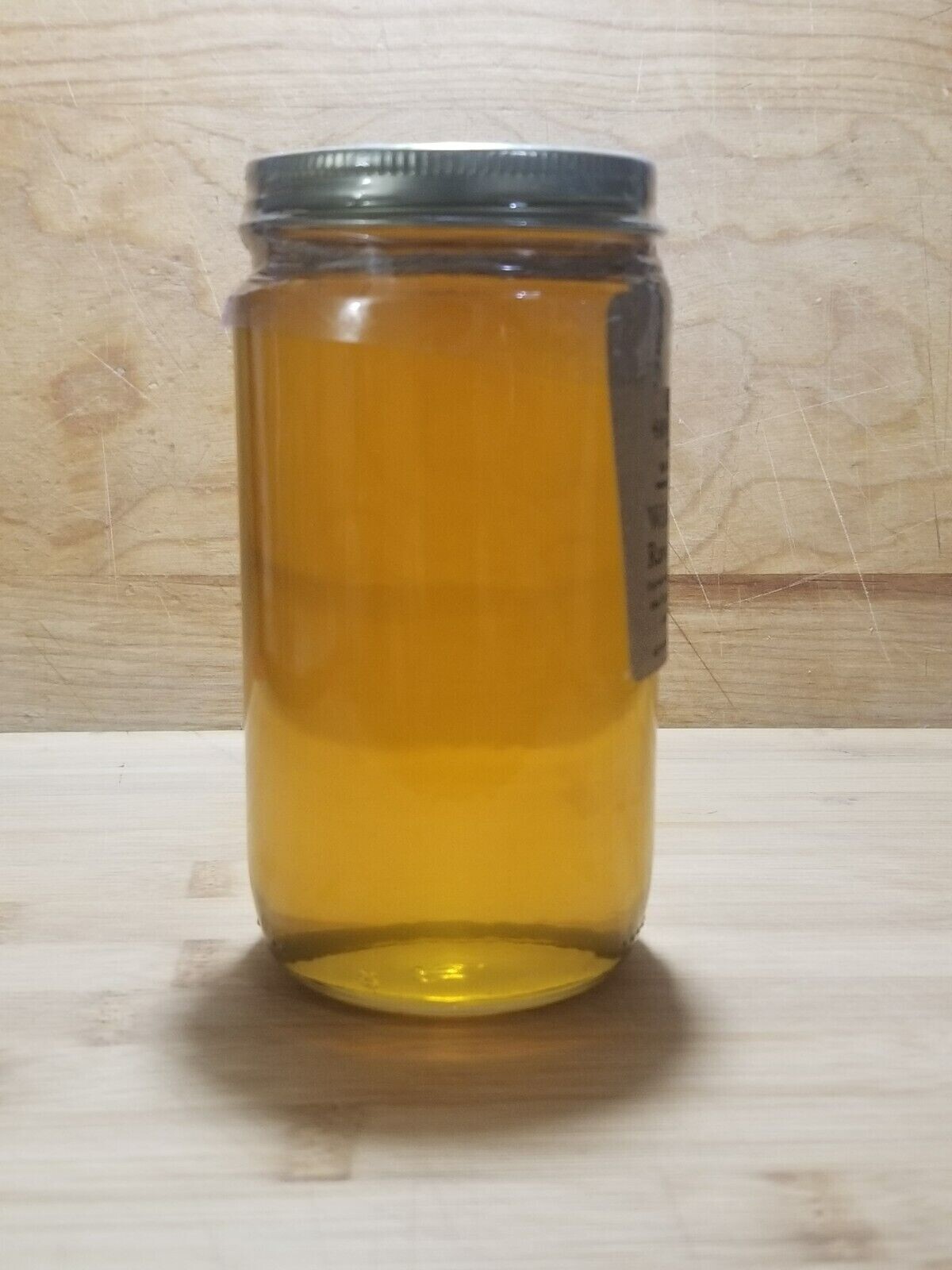 Raw Honey 1 lb (454g) – 100% Wildflower Local Organic Unfiltered GLASS JAR