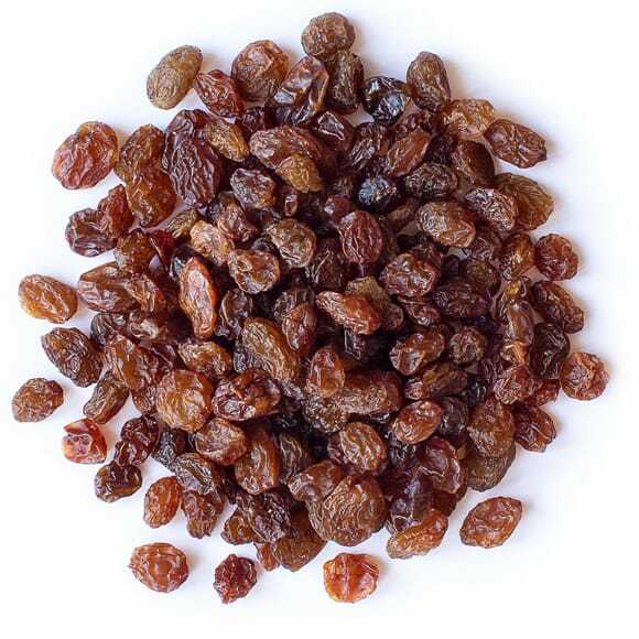 Bulk Black Thompson Raisins 25 Pound Wholesale Value Box