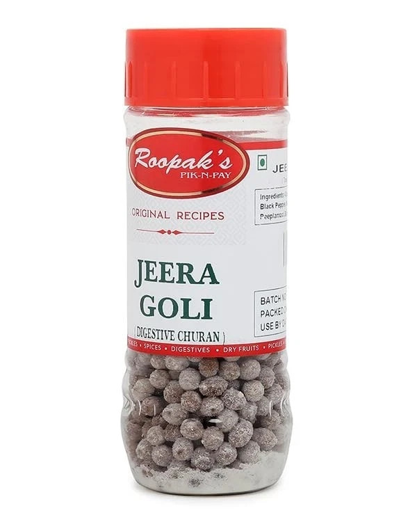 ROOPAK’S PIK-N-PAY Jeera Goli Mouth Freshener, Digestive,After-Meal,| 125G