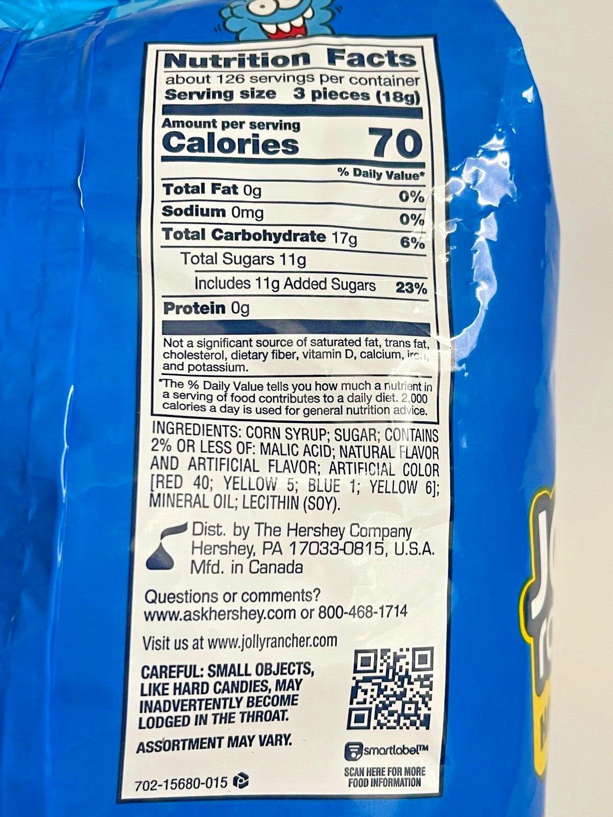 JOLLY RANCHERs Blue Raspberry HARD CANDY Bulk Pick Your Size Fresh Free Shipping