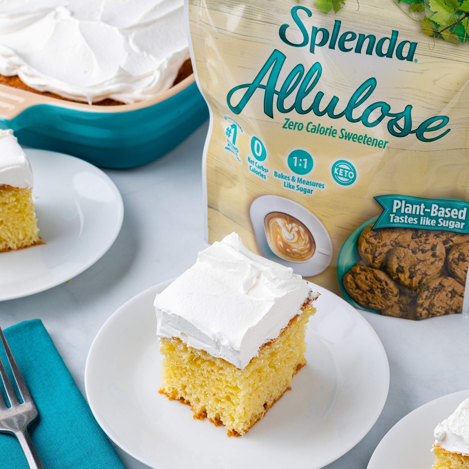 SPLENDA Allulose Plant Based Zero Calorie Sweetener For 48 Ounce (Pack of 1)