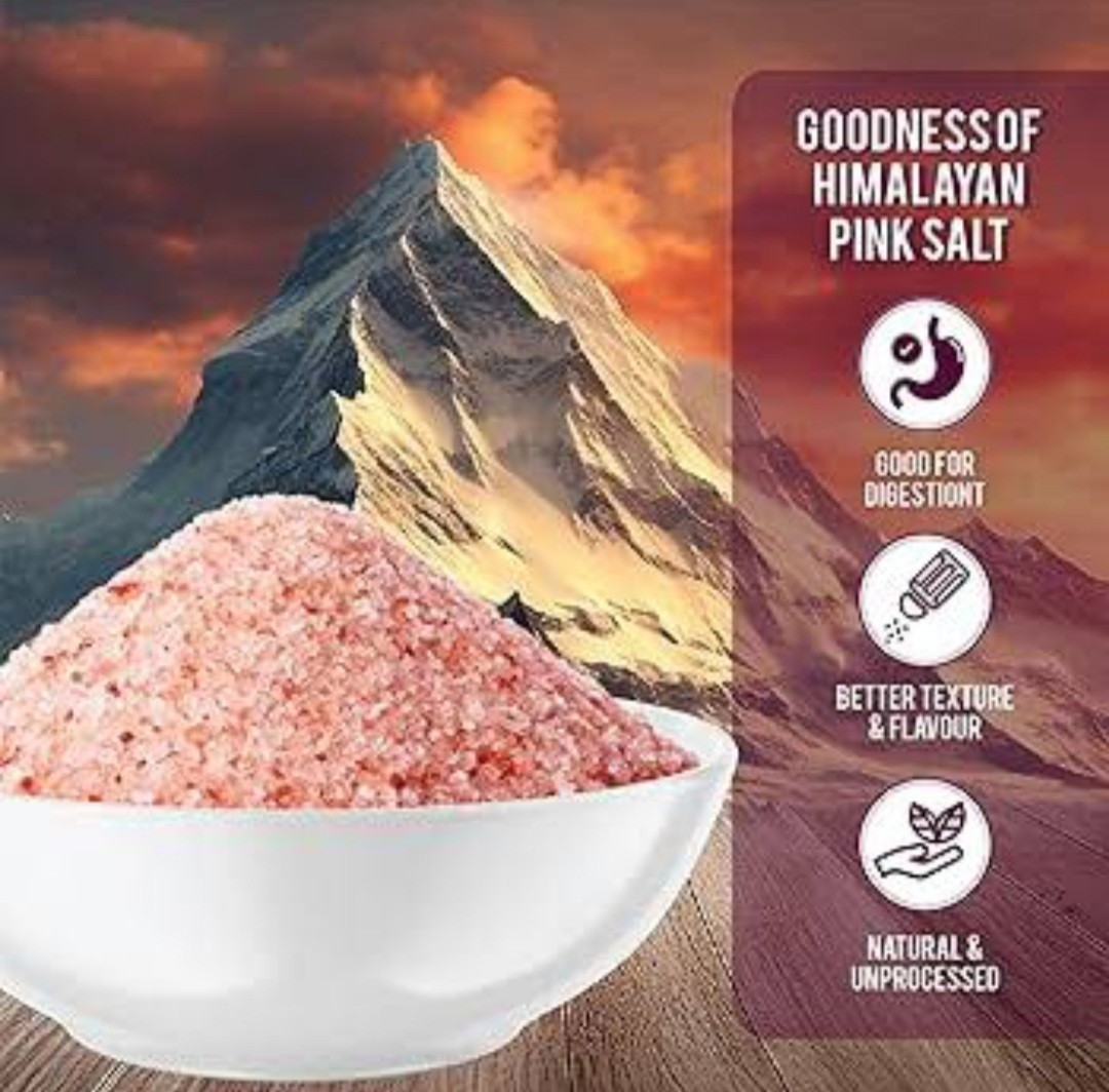Natural Himalayan Crystal Pink Salt ( Food Grade) vegan, Ancient sea salt, Himal