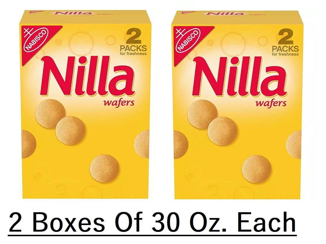 Nilla Wafers Vanilla Wafer Cookies, 4 Packs Of 15 oz. Great Price