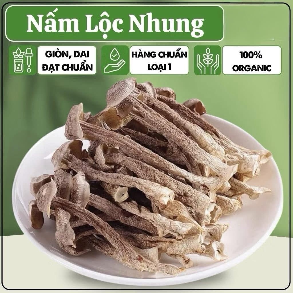 Nam Loc Nhung Kho – Vietnamese Velvet Mushroom – Dried Herbal 200gram