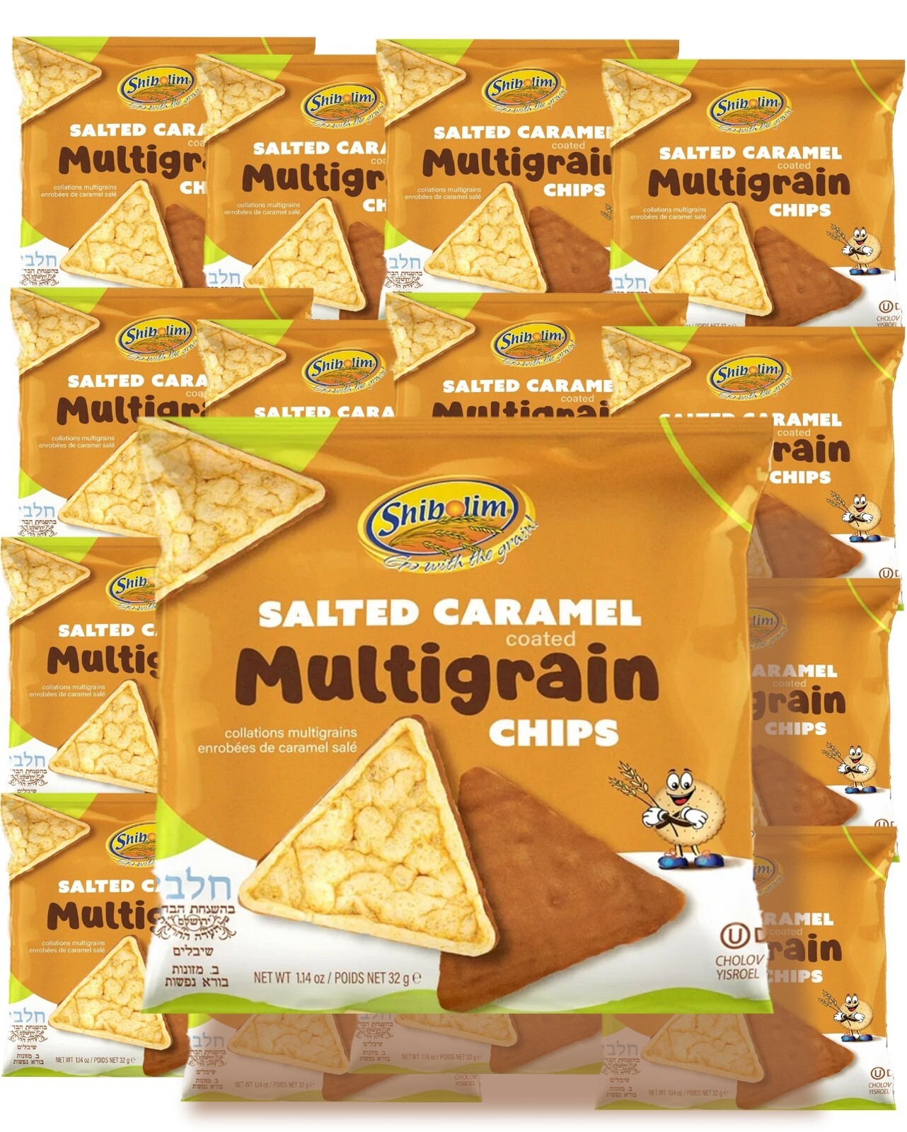 Caramel Flavor Crisps, Multigrain Cakes Chips, Gluten Free Snacks, Kosher Snack