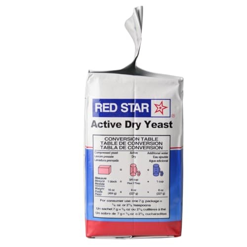 Red Star Active Dry Yeast, 2 Pound 32 Ounce (Pack of 1), White Blue and