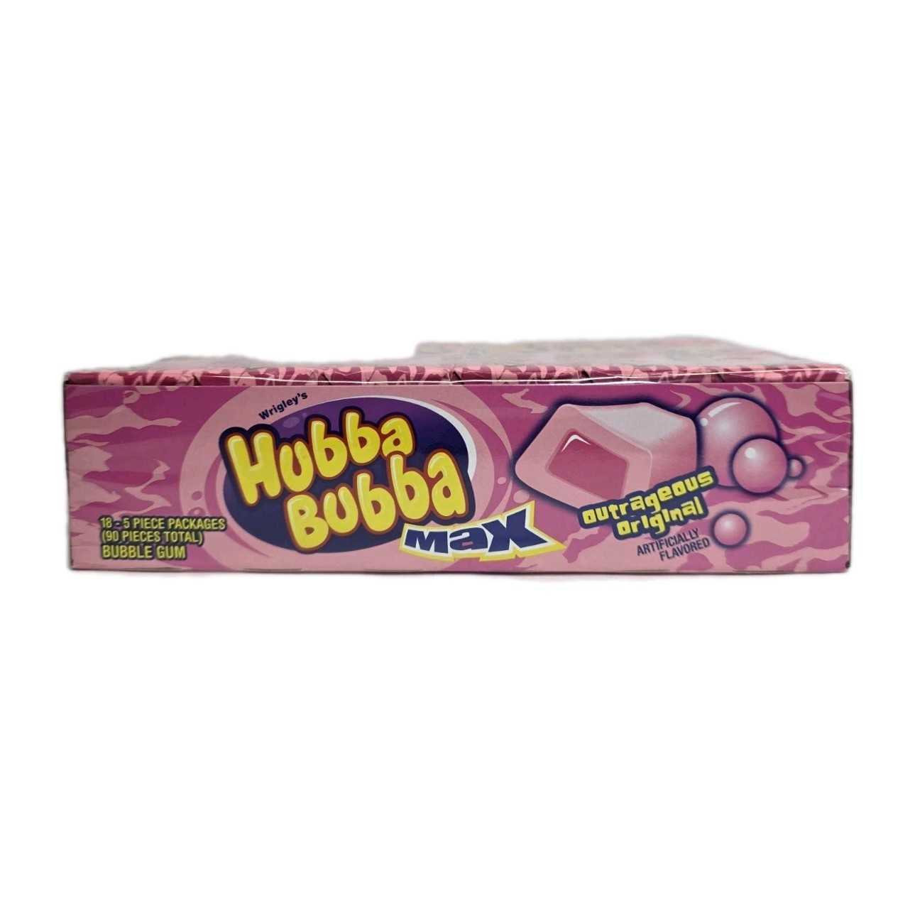 Wrigley Hubba Bubba Max Bubble Gum Candy, 18 CT/ 5 Pcs Each, Free Shipping