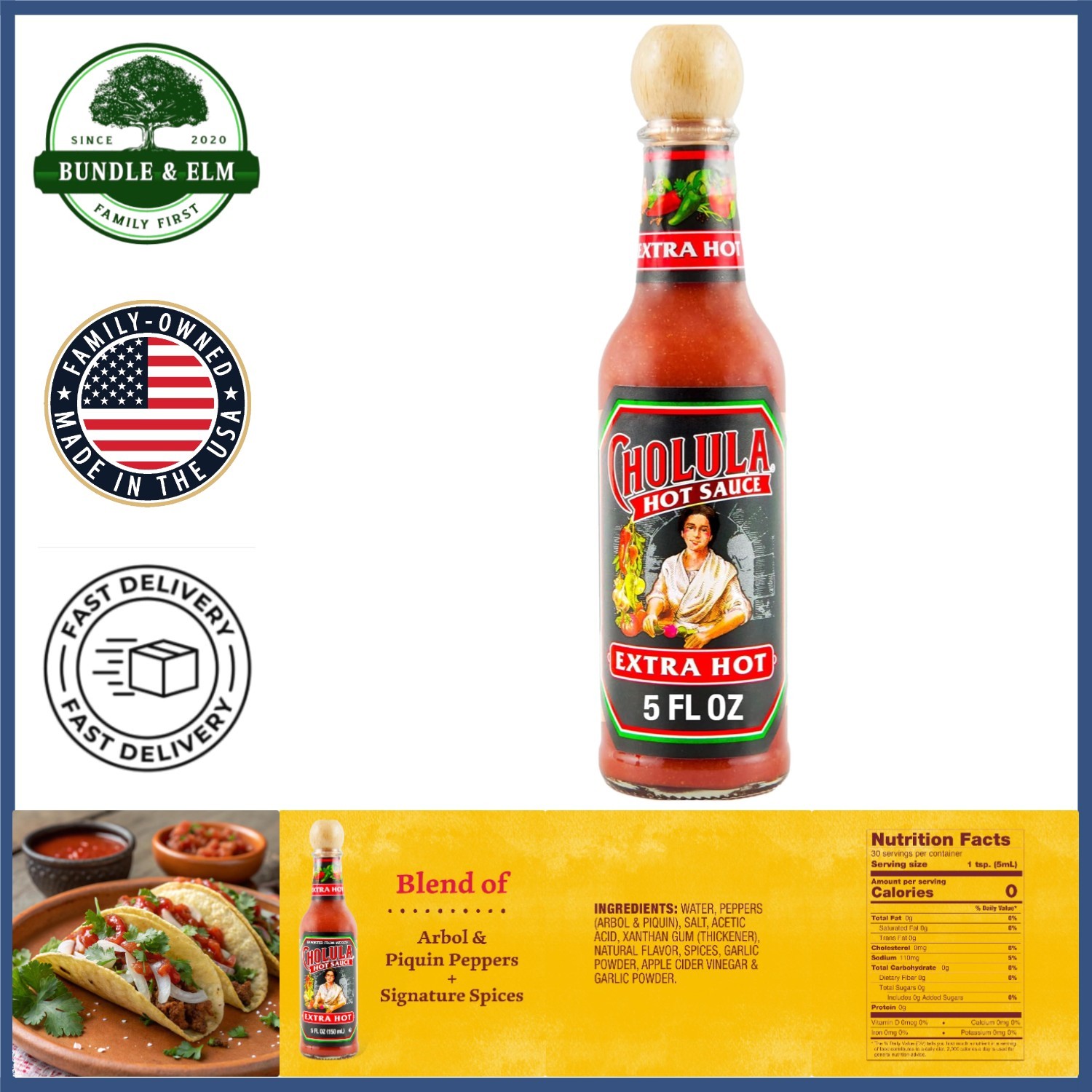 Imported Extra Hot Sauce for Mexican Dishes, Perfect for Tacos and Fajitas