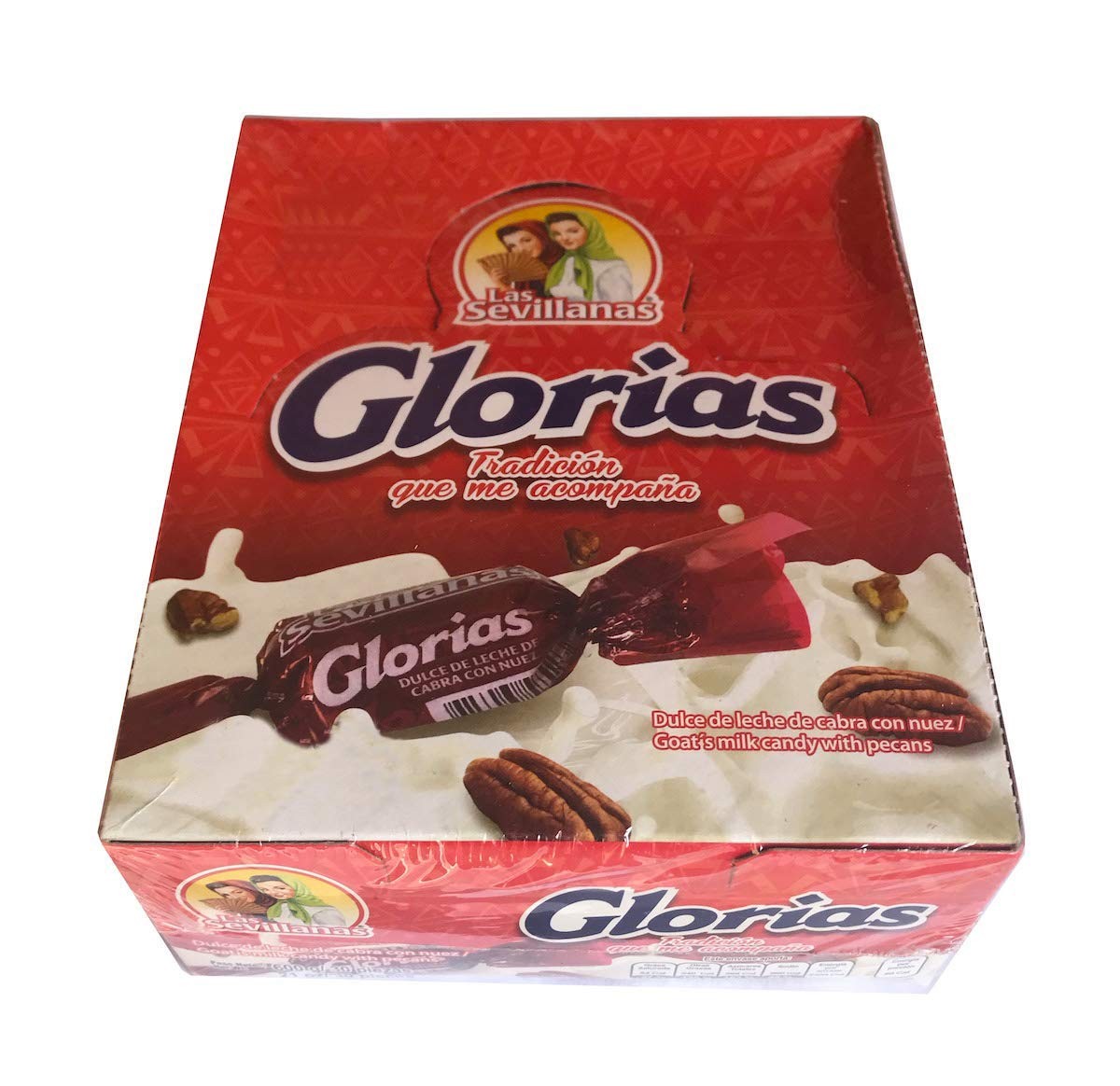 – Glorias Milk Goat Candy, from Mexico – Box of 30 Pieces – 21 oz / 600 gr