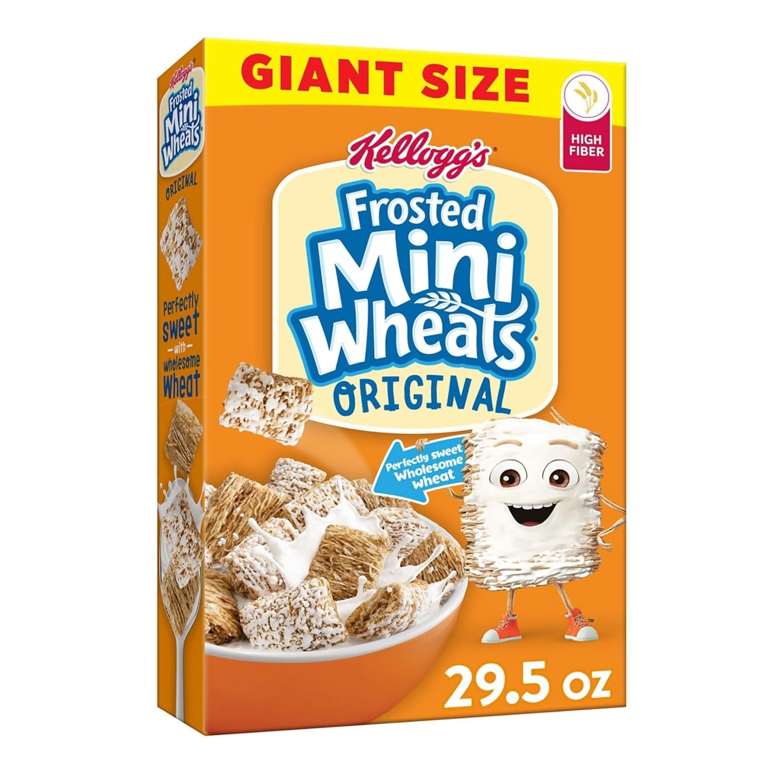 Kellogg’s Frosted Mini-Wheats Breakfast Cereal Kids Cereal Family Breakfast G…