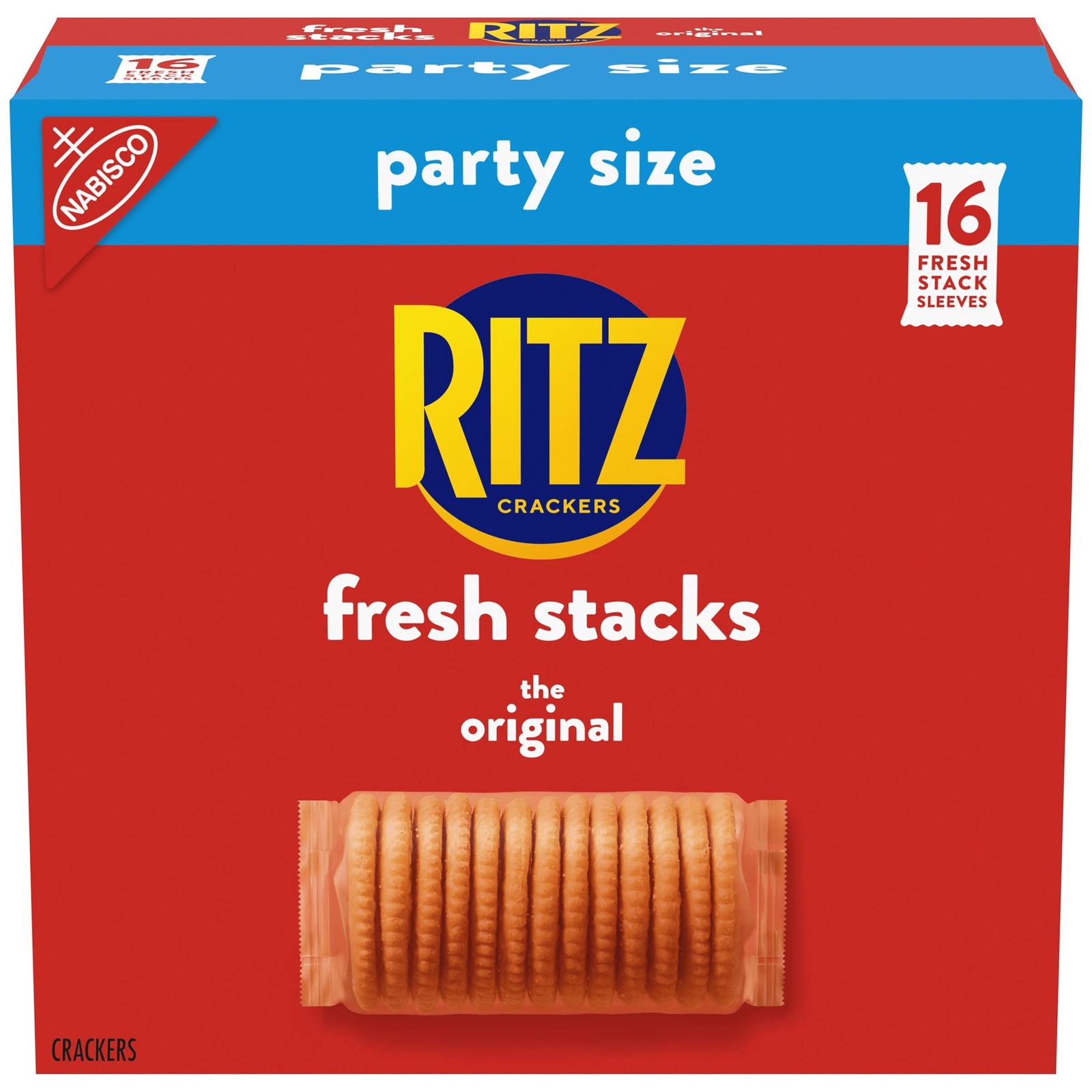 Ritz, Fresh Stacks Original Crackers, Party Size, 23.7 Ounce (Pack of 1)