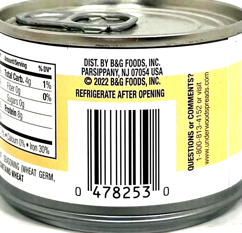 Underwood Premium Quality Liver Wurst Spread 4.25 oz( Pack of 24 )~ 10/26/2027