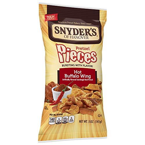 Snyder’s of Hanover Pretzel Pieces, Hot Buffalo Wing, 5 Ounce (Pack of 8)