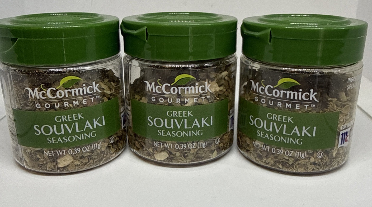 McCormick Gourmet Greek Souvlaki Seasoning , 0.39 oz 3 PK Discontinued