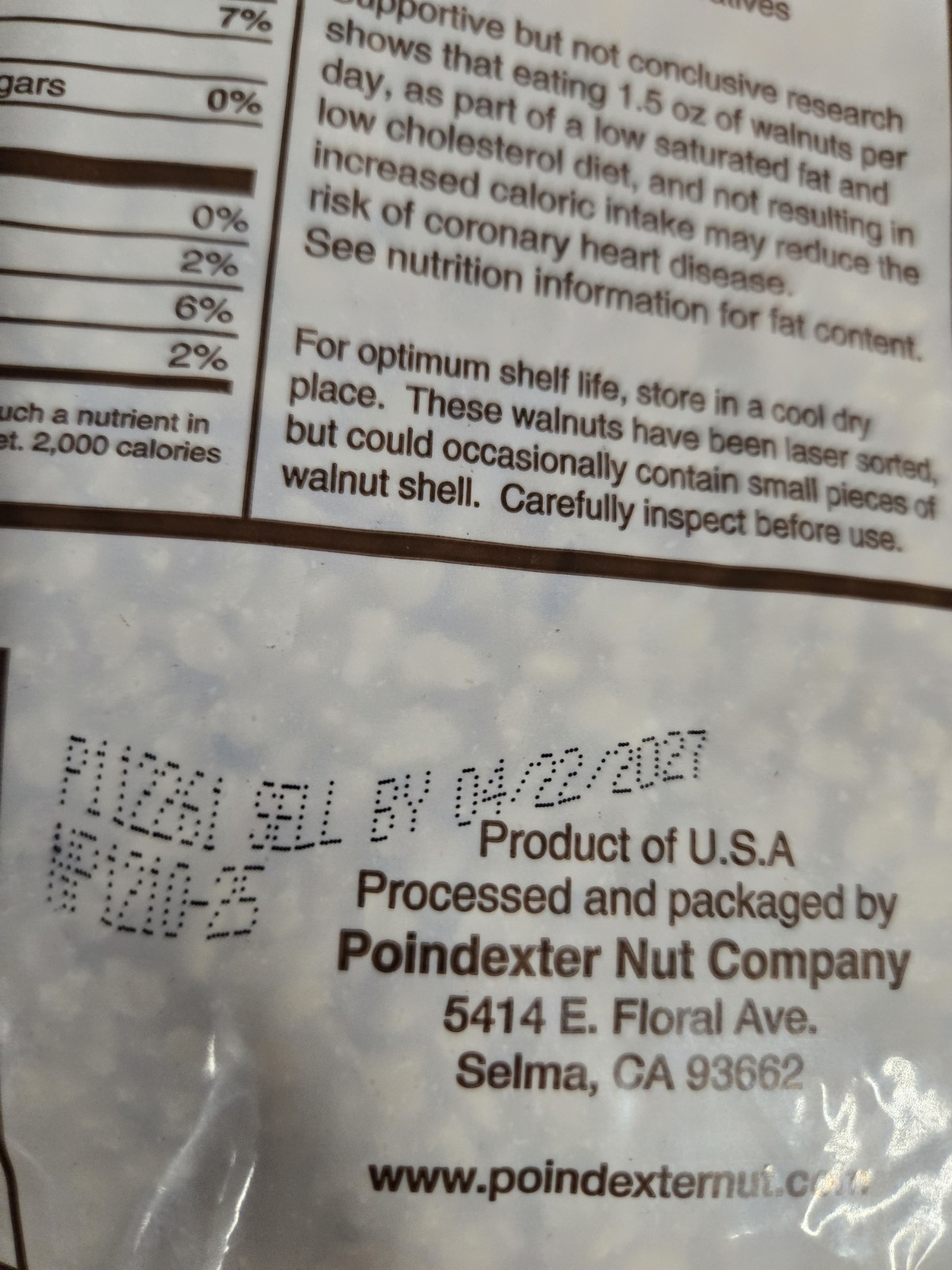 Chopped Walnuts , 32 Ounces, Unsalted, Naturally Gluten