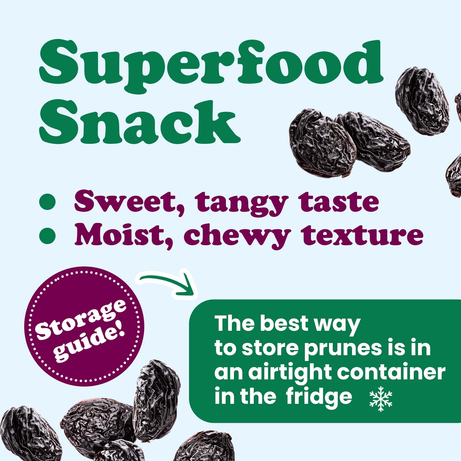 Organic Pitted Prunes – Non-GMO, Kosher, Raw, Vegan – by Food To Live
