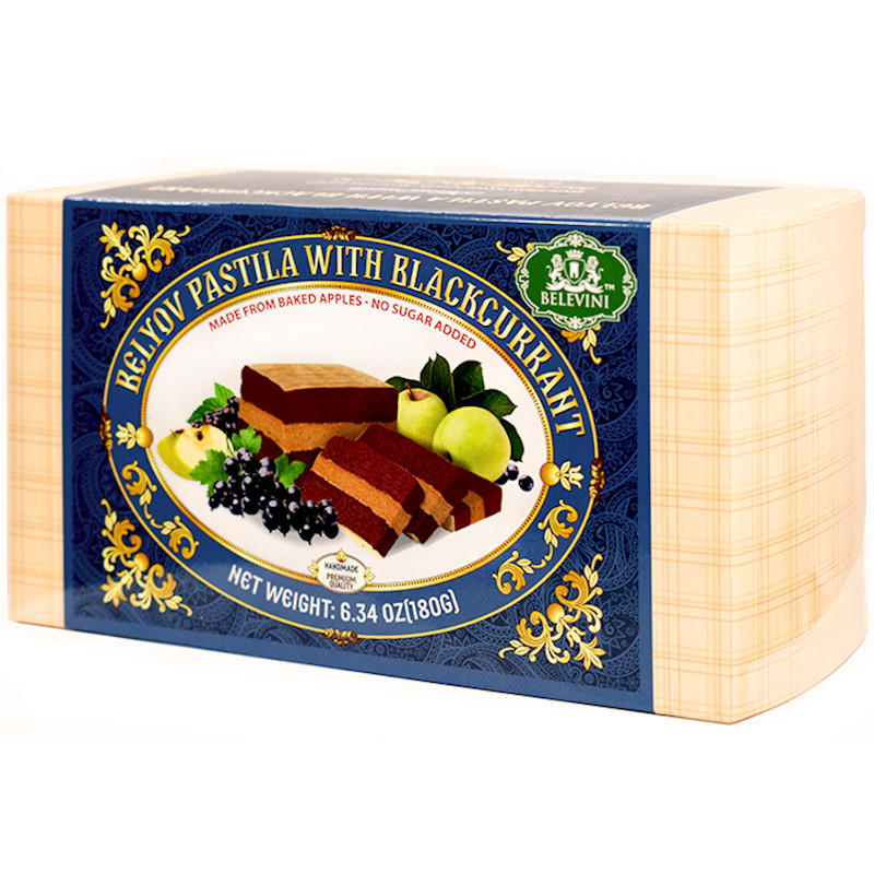 PASTILA with BLACKCURRANT Sugar Free 180g BELEVINI BELYOV Made in Moldova