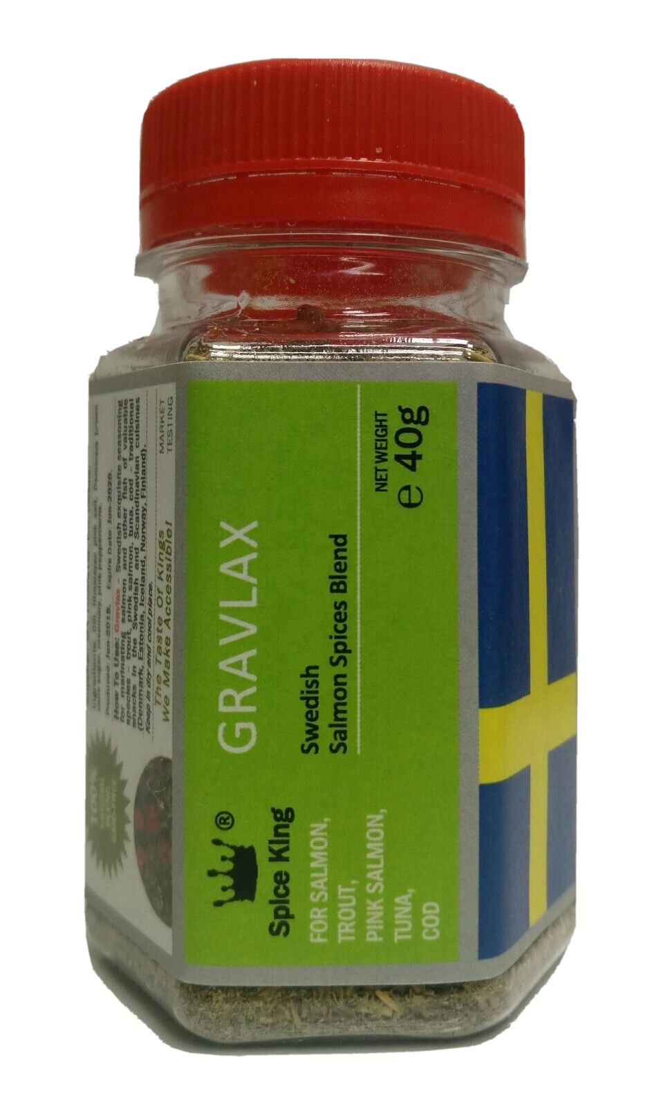 Gravlax Spice King Swedish Salmon Spices Blend Fish Seasoning 50 g 1.76 oz