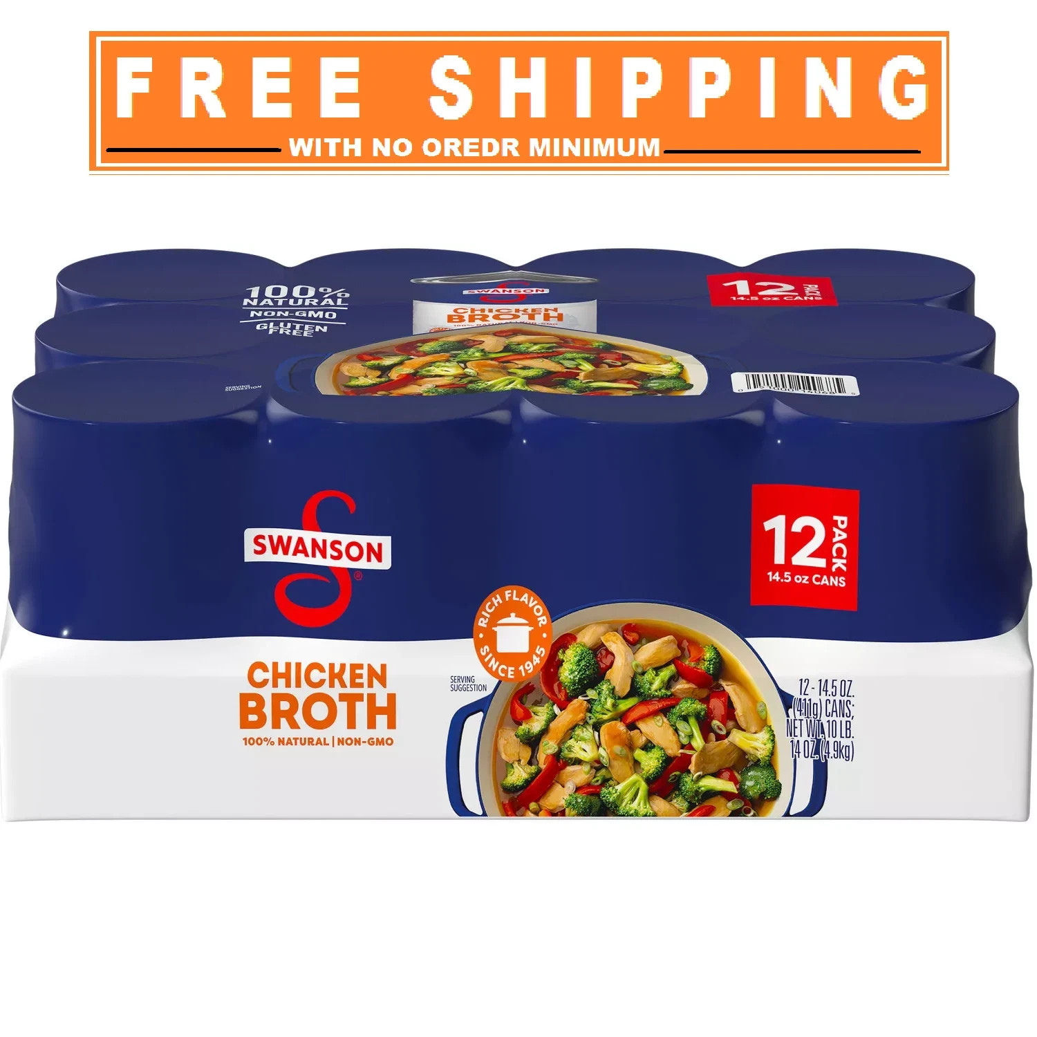 Swanson Chicken Broth 14.5 oz., 12 pk.