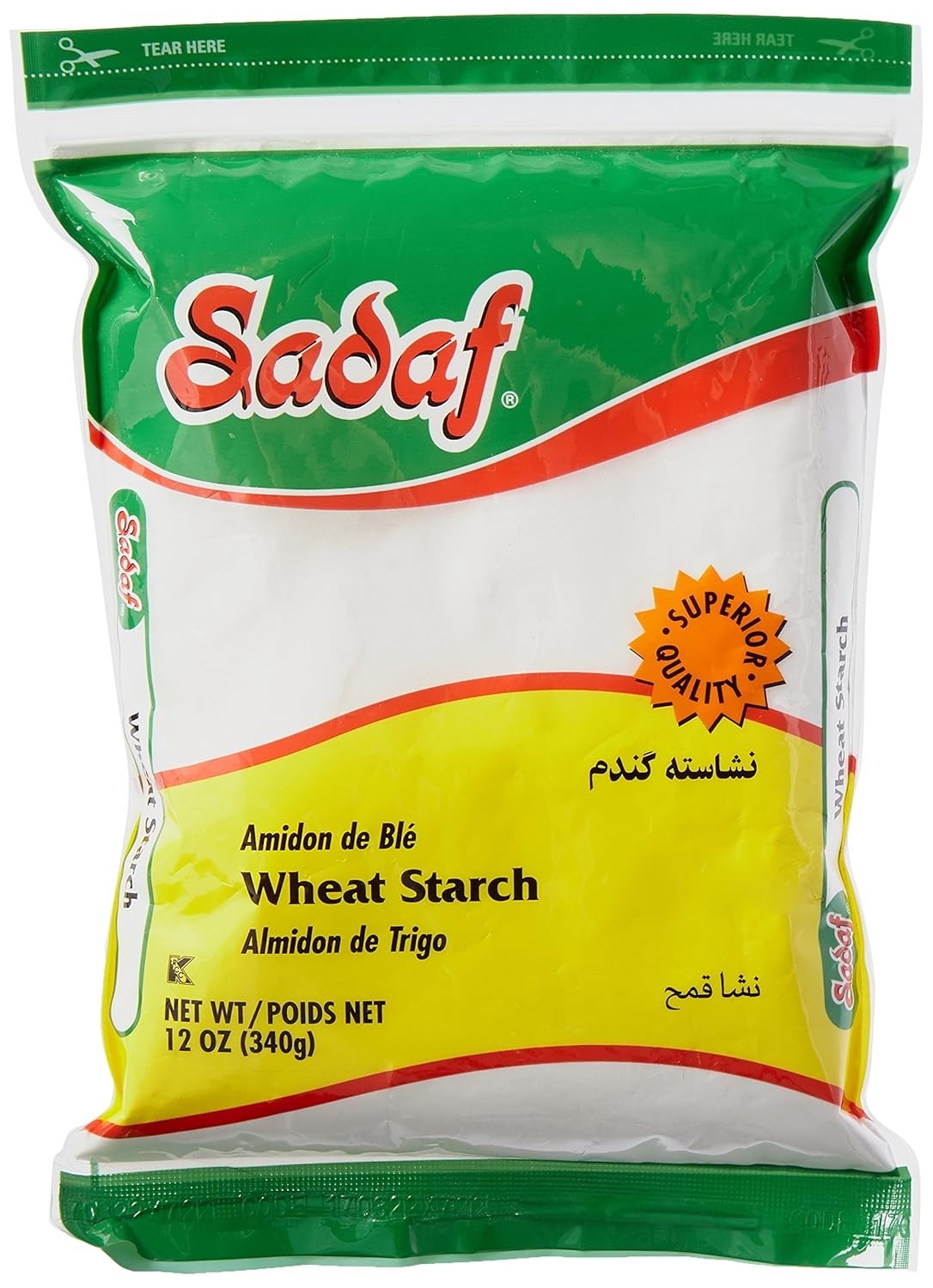 12 oz Pure Wheat Starch – Kosher, Halal & for Culinary Perfection