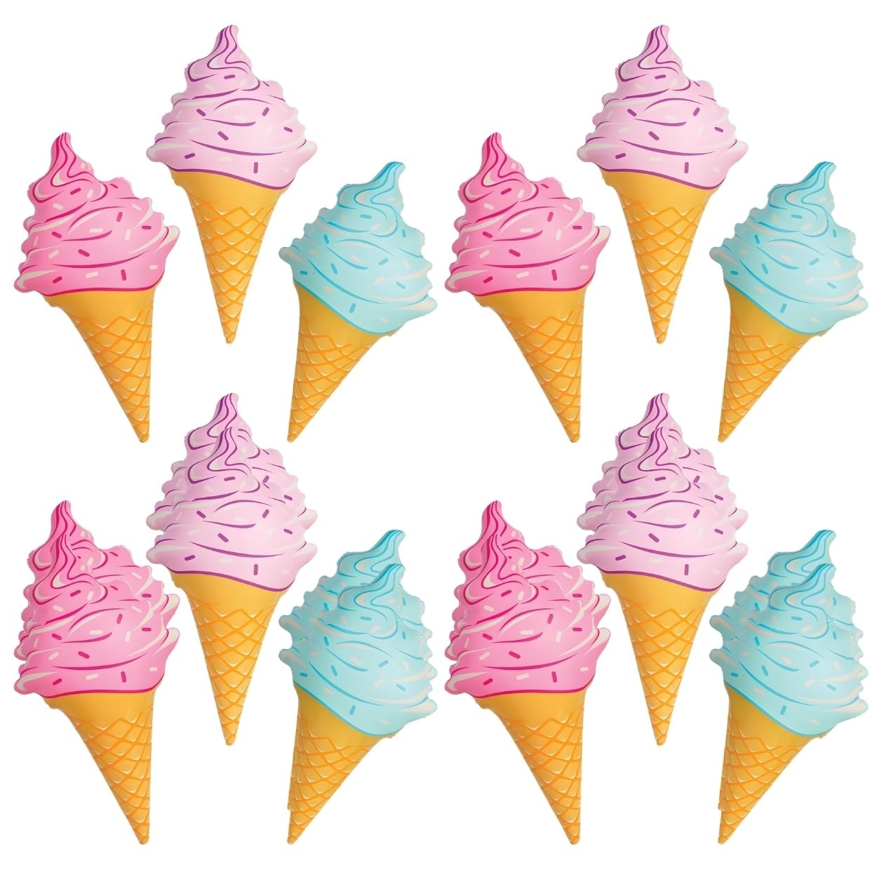 Rhode Island Novelty 36 Inch Inflatable Ice Cream Cone, One Size,