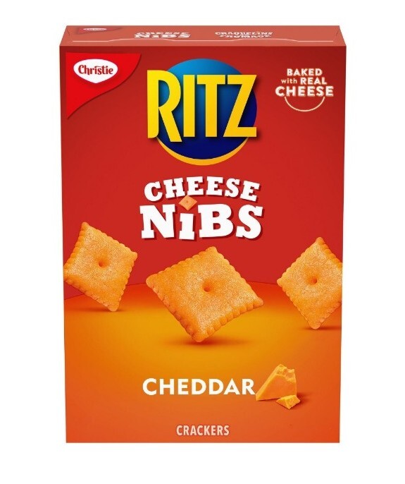 12 Boxes Of Christie Ritz Cheddar Cheese Nips/Nibs Crackers 180g each