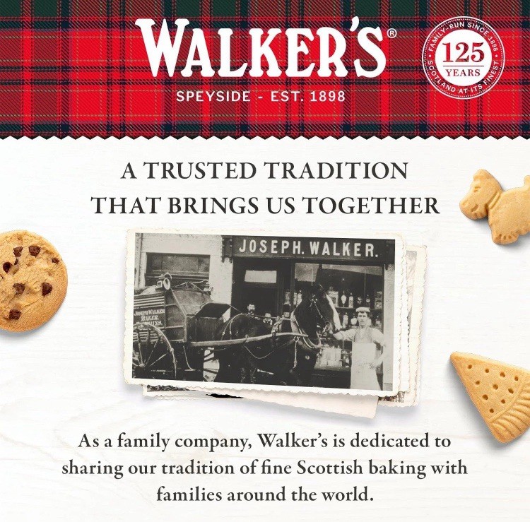 Walker’s Festive Shortbread Gingerbread Men – 4.4 oz Shortbread Cookies Lot of 2
