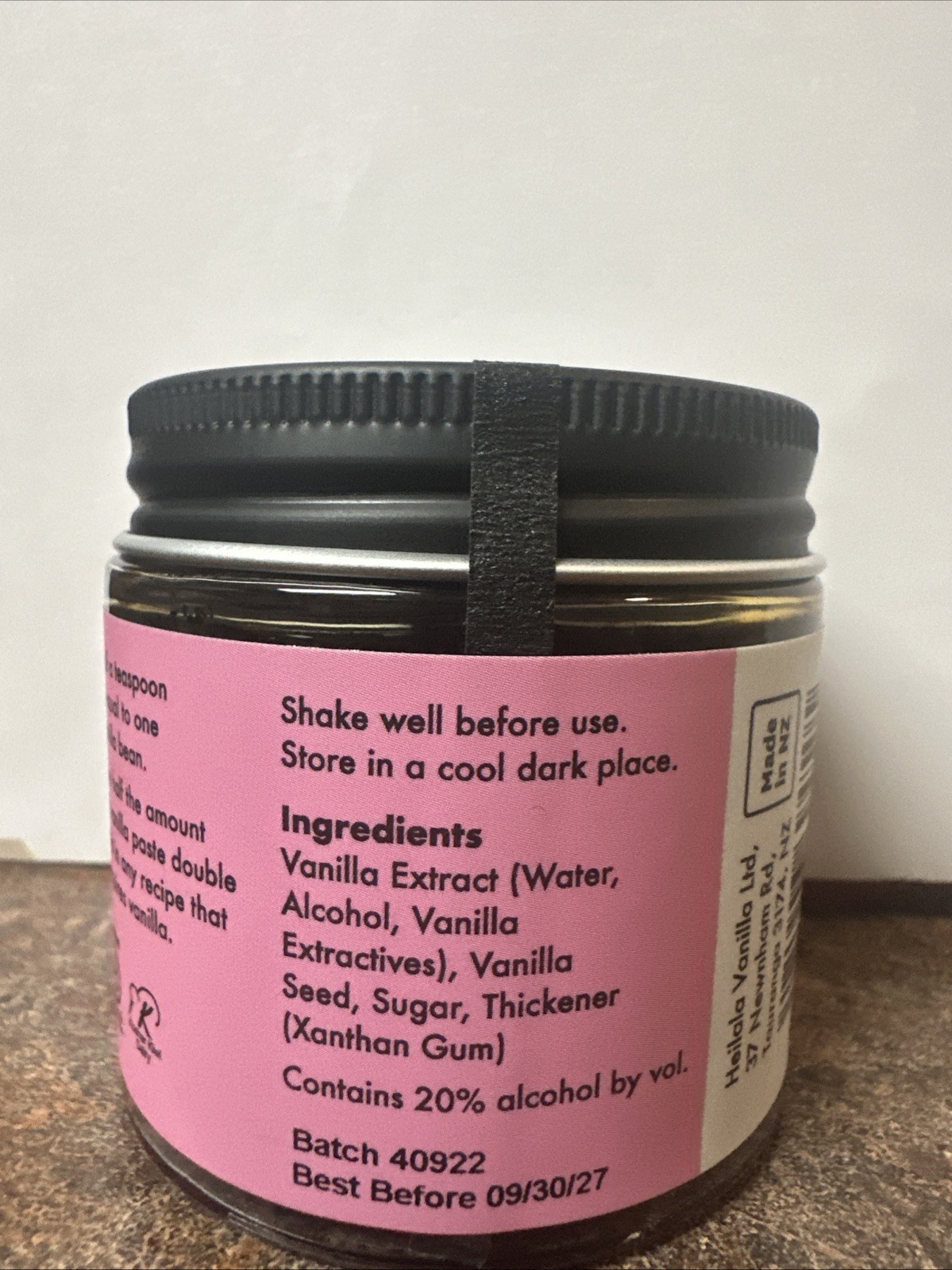Heilala Bob Appetit Vanilla Paste Double Fold 2.29oz/65grams Exp. date 09/30/27