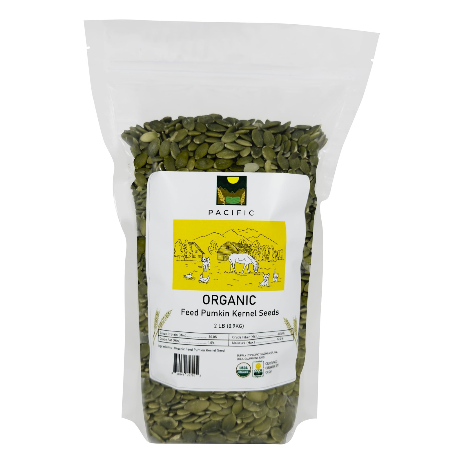 Organic Pumpkin Kernel Seeds 2Lbs – Nutrient-Rich Snack for Dogs