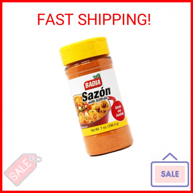 Badia Sazon with Azafran (Saffron) 7 oz – Savory, Earthy & Slightly Floral Latin