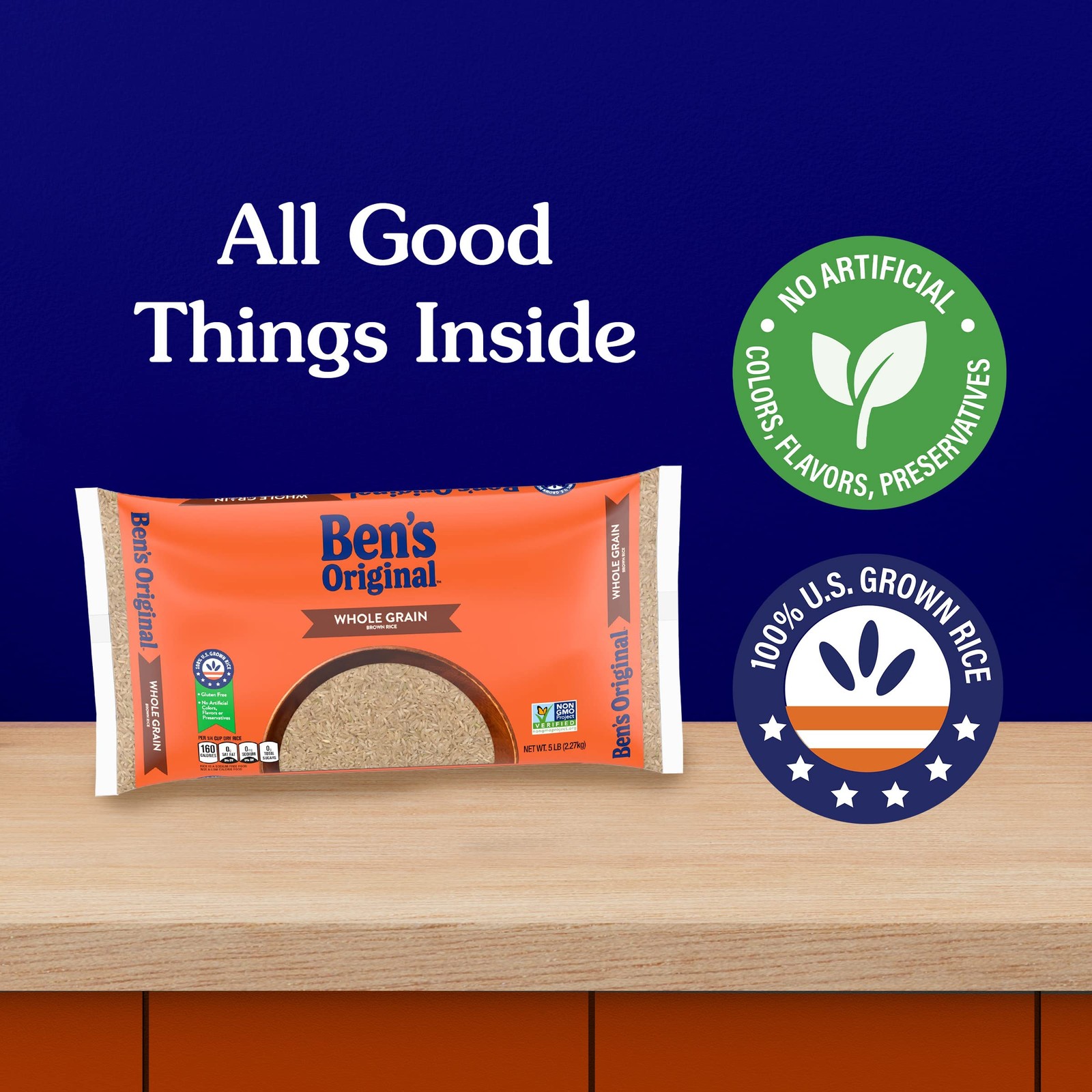 Arroz Integral Integral, Bolsa De 5 Libras
