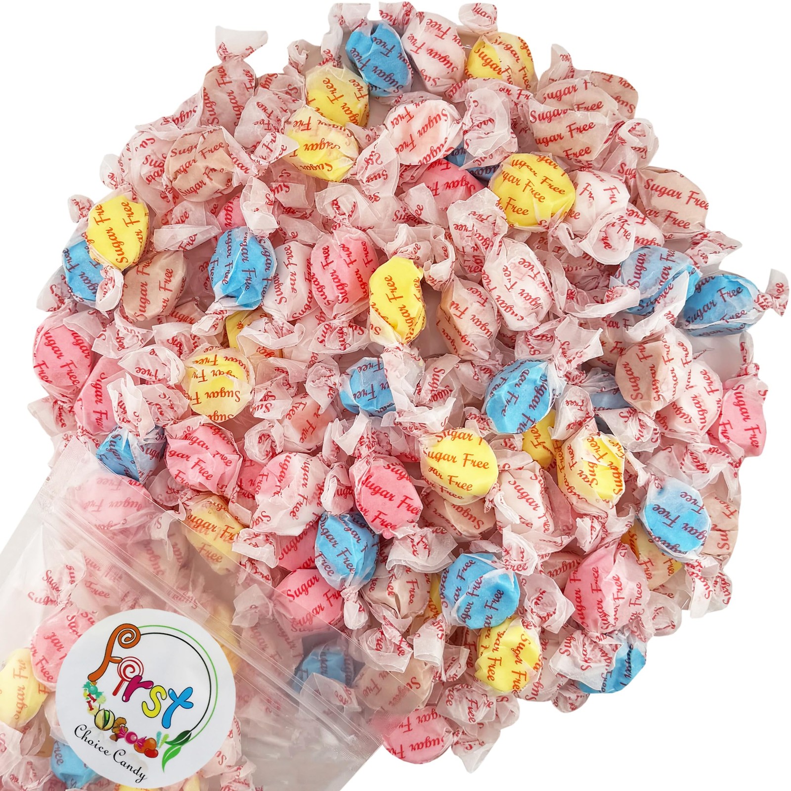 Variety Gourmet Saltwater Taffy (Sugar Free Assorted, 2.5 Pound)