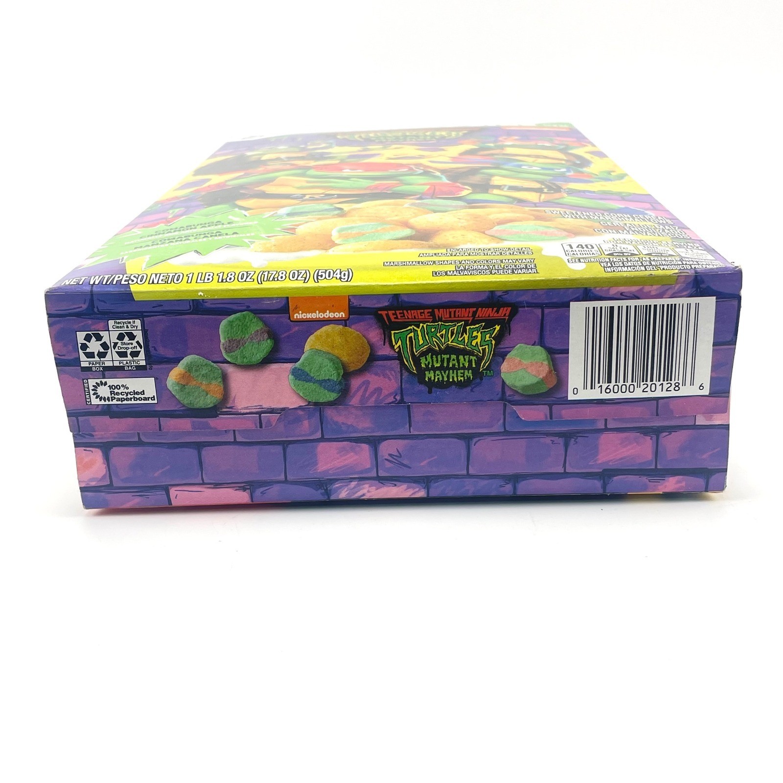 General Mills TMNT Mutant Mayhem Cereal Cinnamon Apple Family Size 17.8oz 2023