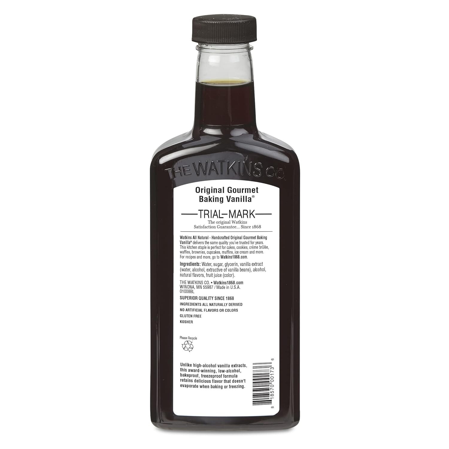 Watkins All Natural Original Gourmet Baking Vanilla w/ Pure Vanilla Extract 11oz