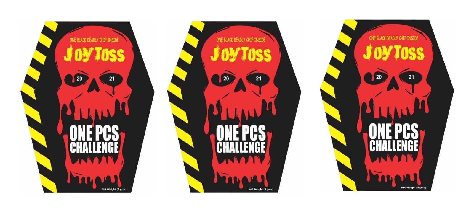 (Pack of 3) JOYTOSS One Pcs Chips Challenge (5gm Each)