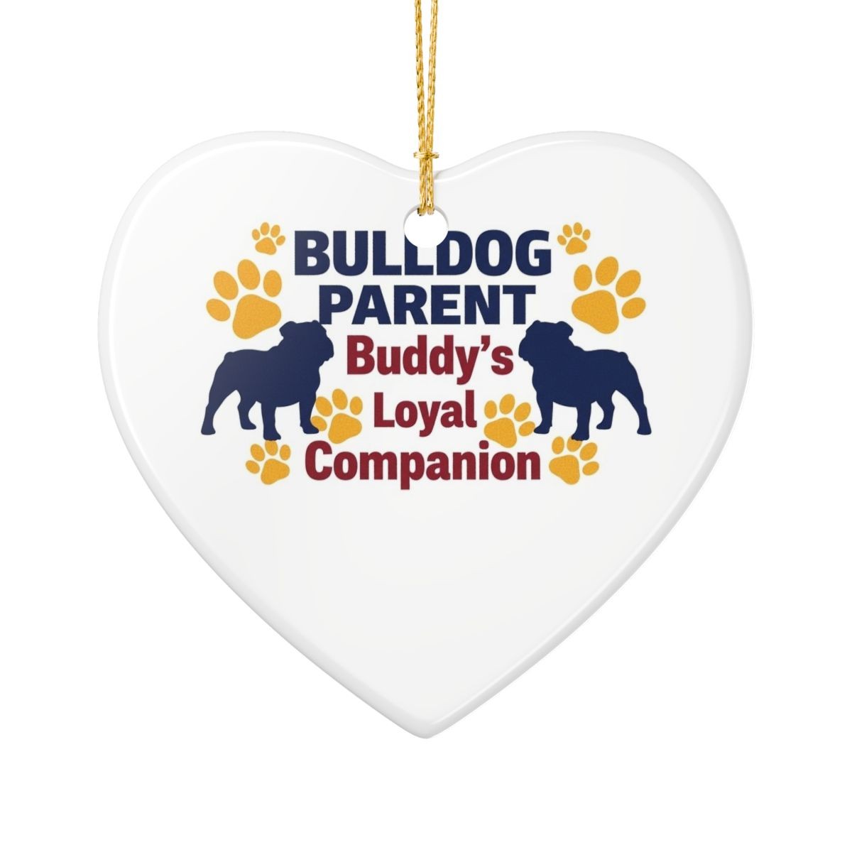 Custom Bulldog Pet Lover Gift Set Mug Ornament Personalized Name Easter Gift
