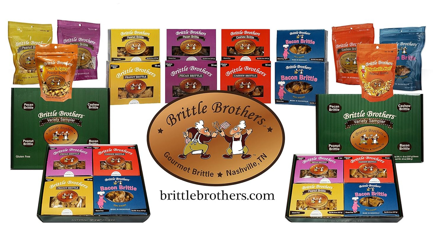 Peanut Brittle – 16 Oz Gift Box – Gourmet Candy