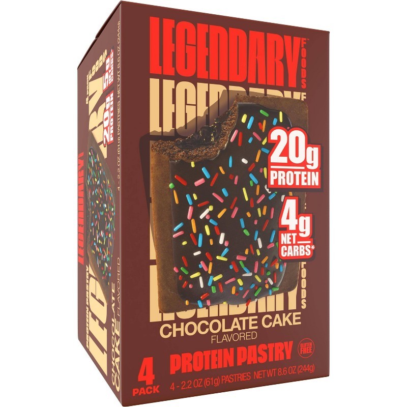 Gluten Free and Keto Friendly Protein Pastry – Chocolate Cake – 8.6oz/4ct