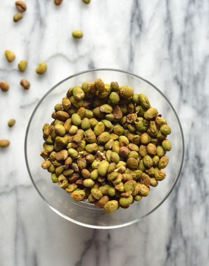 SweetGourmet Lightly Salted Dry Roasted Imported Edamame Green Soybeans | 1 P…