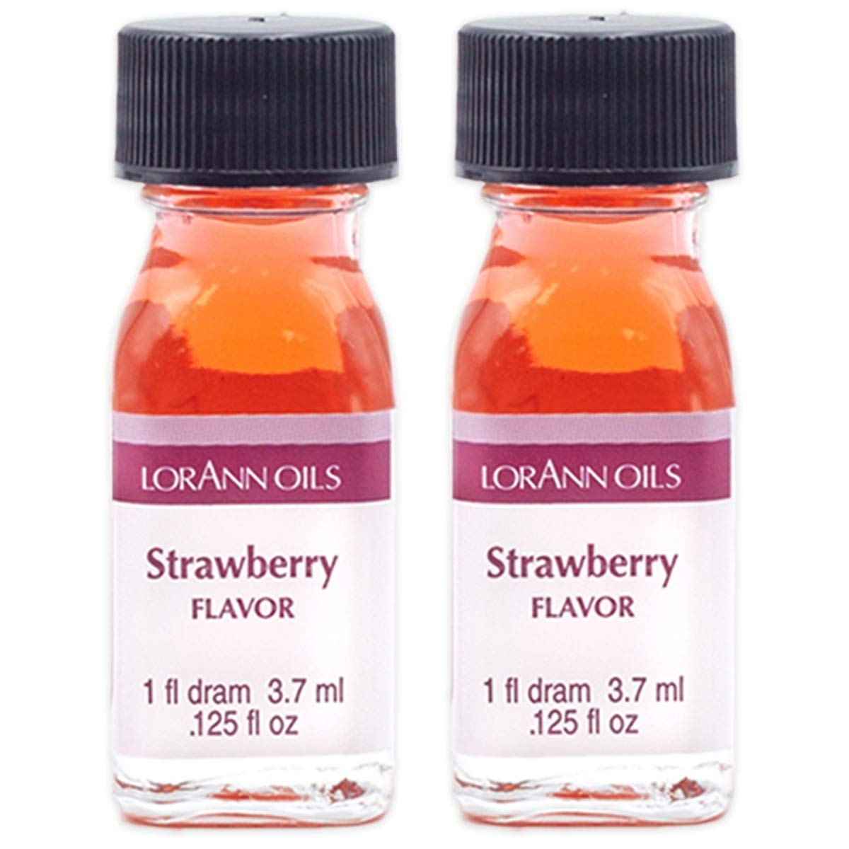 Bold Natural Strawberry Flavoring Pair, 0.125 fl oz Each – Kosher & Gluten-Free