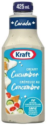 Kraft Creamy Cucumber Salad Dressing, 425ml