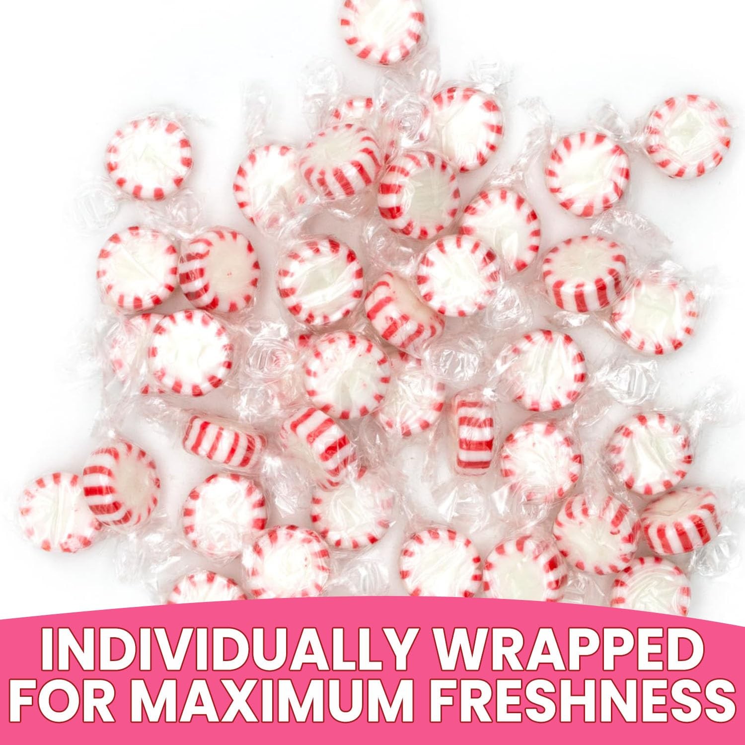 Starlight Mints Individually Wrapped 5Lbs Pack – Bulk Peppermint bag