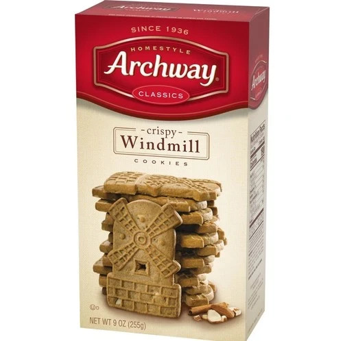 Archway Crispy Windmill Cookies – 9 oz BOX