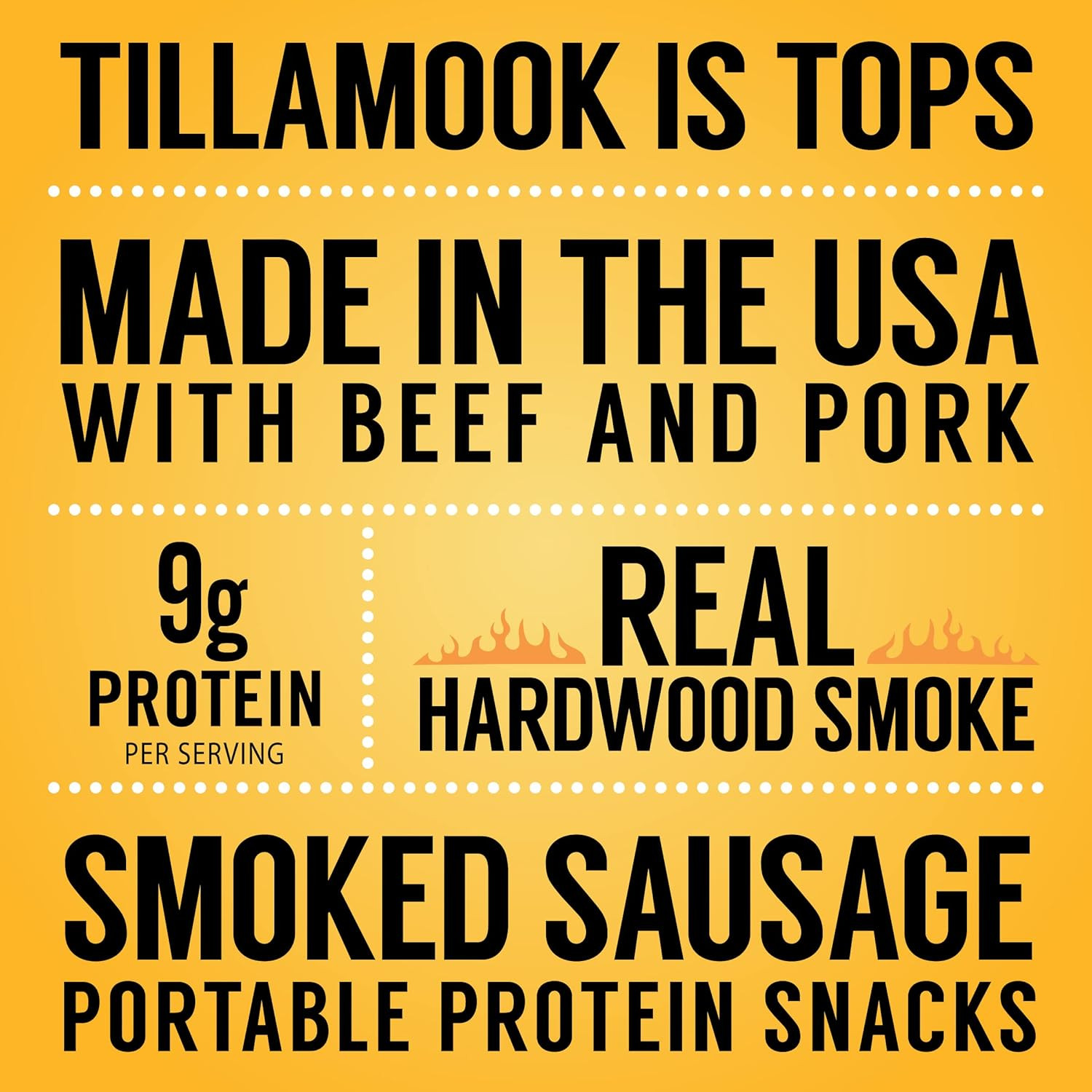 Real Hardwood Smoked Sausages, Teriyaki, 15.2 Ounce Tall Jar, 20 Count