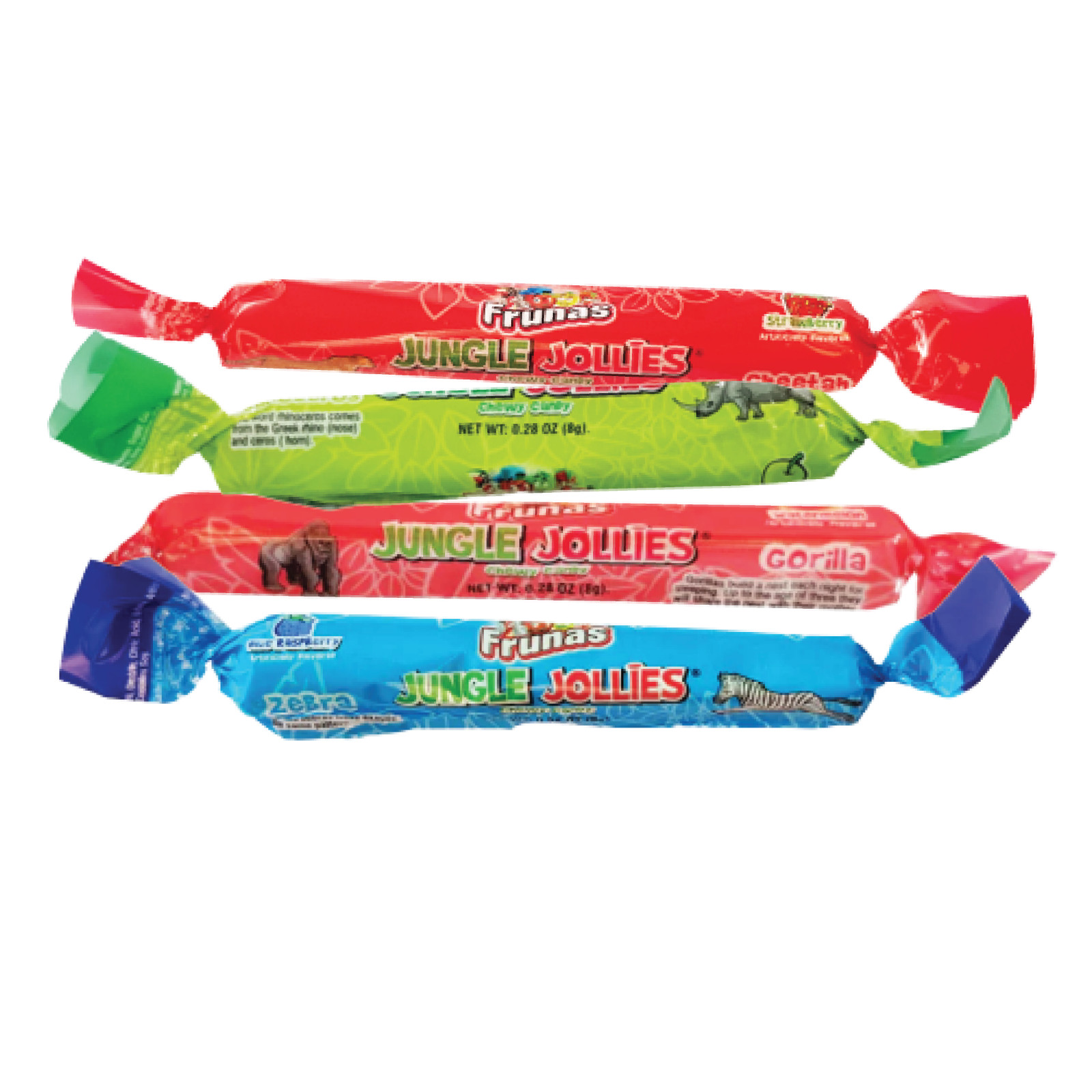 Frunas Jungle Jollies Variety Flavor Chewy Candy | .31oz | Mix & Match Flavors